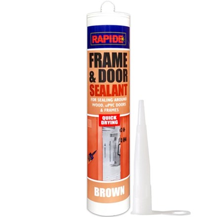 Rapide Frame & Door Sealant Brown 260ml Rapide Frame & Door Sealant Brown 260ml